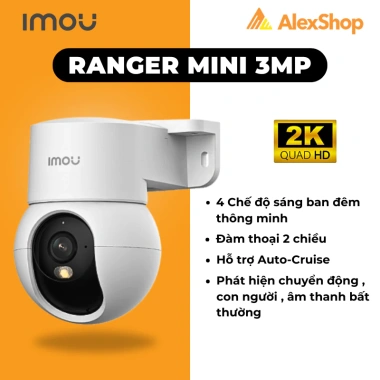 Camera Imou Ranger Mini K2MP 3MP/5MP Quét Trong Nhà - Chính Hãng 629.000₫ 2