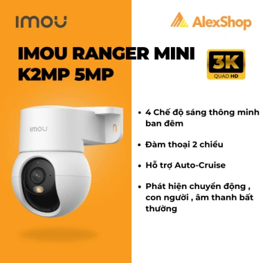 Camera Imou Ranger Mini K2MP 3MP/5MP Quét Trong Nhà - Chính Hãng 629.000₫ 8