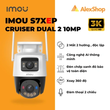 Camera Imou S7XEP 2 Mắt 10MP Ngoài Trời + Thẻ 128GB - Giá Ưu Đãi 2.115.000₫ 2 Camera Imou S7XEP 2 Mắt 10MP Ngoài Trời + Thẻ 128GB - Giá Ưu Đãi 2.115.000₫ 2