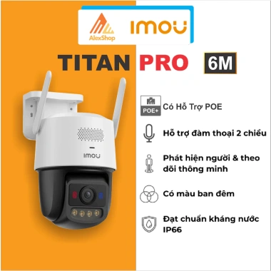 Camera Imou Titan Pro Cruiser SC S51 S31 5M/3M Ngoài Trời Thông Minh Xoay 360 - Giá ưu đãi 928.000₫ 10
