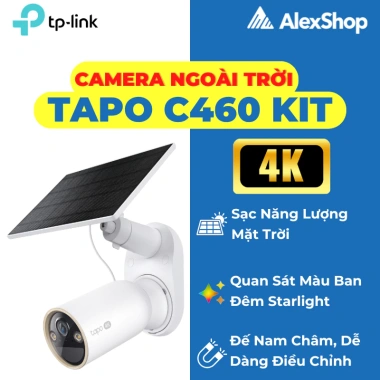 Camera IP ngoài trời Tapo TP-Link C660/C400/C460/C425/C410 KIT - Màu đêm, WiFi, AI, Giá chỉ 1.027.000 VND 3