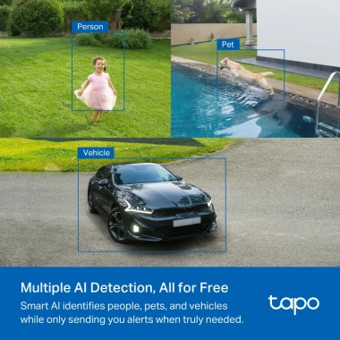 Camera IP ngoài trời Tapo TP-Link C660/C400/C460/C425/C410 KIT - Màu đêm, WiFi, AI, Giá chỉ 1.027.000 VND 5
