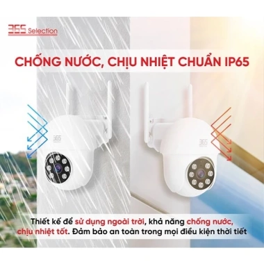 Camera IP Ngoại Trời Wifi 365 Selection OC1 2K 3MP - Giải 2.304x1.296, Bảo Hành 12 Tháng, 1 Đổi 1, Giá 821.700 VND 6