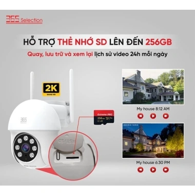 Camera IP Ngoại Trời Wifi 365 Selection OC1 2K 3MP - Giải 2.304x1.296, Bảo Hành 12 Tháng, 1 Đổi 1, Giá 821.700 VND 9