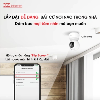 Camera IP Wifi 5MP 3K 360 độ Trong Nhà Thông Minh 365 Selection C2 Bảo Hành 12 Tháng Đổi 1 30 Ngày 8