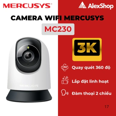 Camera Mercusys MC210/MC200 trong nhà xoay 2 chiều Đàm thoại, giá chỉ 339.000₫ 3