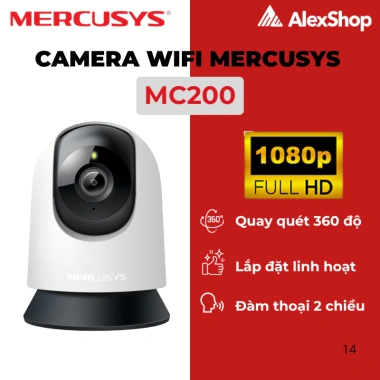 Camera Mercusys MC210/MC200 trong nhà xoay 2 chiều Đàm thoại, giá chỉ 339.000₫ 4