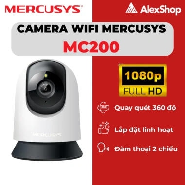 Camera Mercusys MC210/MC200 trong nhà xoay 2 chiều Đàm thoại, giá chỉ 339.000₫ 10