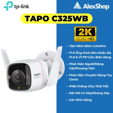 Camera Ngoài Trời TP-Link Tapo C325WB Đàm Thoại 2 Chiều Hiện Chuyển Động 618.000 VND 3