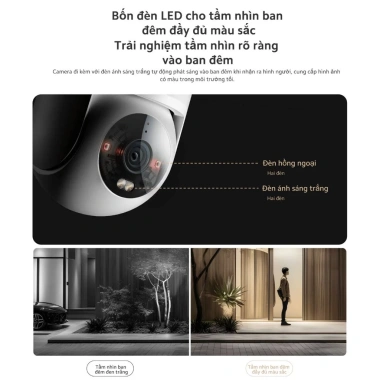 Camera Ngoài Trời Xiaomi CW300 EU Chính Hãng - Bảo hành 2 năm, Giá chỉ 1,2 triệu 4 Camera Ngoài Trời Xiaomi CW300 EU Chính Hãng - Bảo hành 2 năm, Giá chỉ 1,2 triệu 4