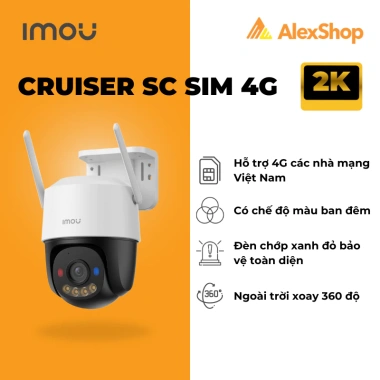 Camera Sim 4G IMOU AOV PT-B7ED xoay 360 độ hỗ trợ S7XCP và Cruiser SC giá 1.099.000₫