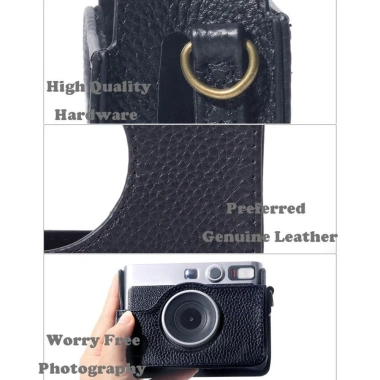 Camera tức thì YUUKII – Vỏ da PU cổ điển & Túi chống sốc cho Fujifilm Instax Mini EVO Travel – Giá 434.484₫ 3