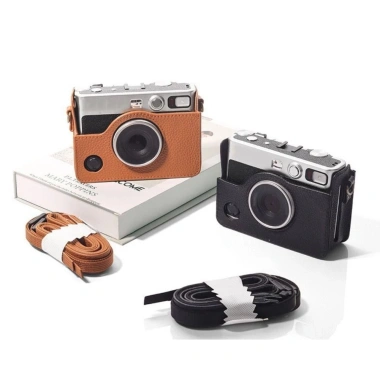Camera tức thì YUUKII – Vỏ da PU cổ điển & Túi chống sốc cho Fujifilm Instax Mini EVO Travel – Giá 434.484₫ 9