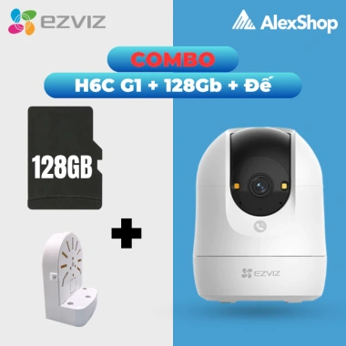 Camera Wifi Ezviz C6N 4K G1 + Thẻ 128GB + Chân Đế L - 1.257.000 VND
