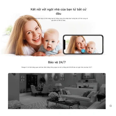 Camera WiFi Imou A32 A52 Pro Ranger Mini Xoay 360 - Đàm thoại 2 chiều, điều khiển app, chỉ 449.000đ