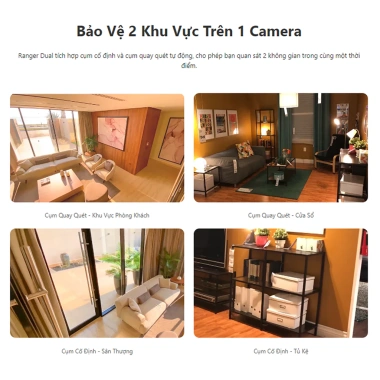 Camera Wifi Imou Ranger S2XEP 2 Mắt Xoay 360 Đàm Thoại 2 Chiều 6-10m Giá 918.000₫ 4