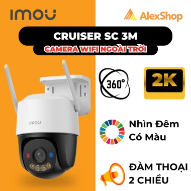 Camera WIFI Ngoài Trời Imou Cruiser SC 2K/3K – Đàm thoại 2 chiều, Chính hãng, Giá 928.000₫ 3