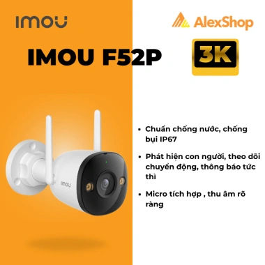 Camera Wifi Ngoài Trời Imou F52/F42/F32 S3EP - Góc Rộng, Cố Định, Chống Thời Tiết, Quan Sát Đêm - Giá Ưu Đãi 689k 7