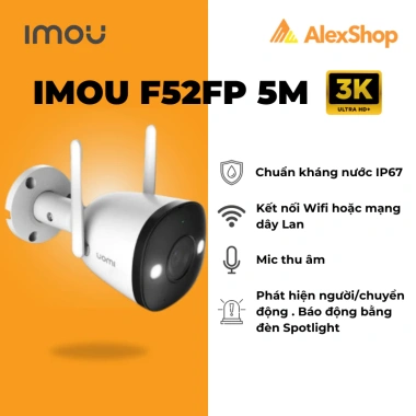 Camera Wifi Ngoài Trời Imou F52/F42/F32 S3EP - Góc Rộng, Cố Định, Chống Thời Tiết, Quan Sát Đêm - Giá Ưu Đãi 689k 9