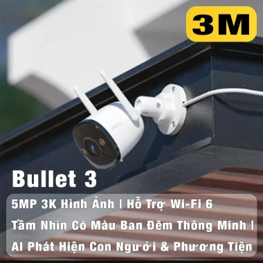 Camera Wifi Ngoài Trời Imou S3EP 3M và Thẻ Nhớ 64GB - Hộp Kỹ Thuật, 1.267.000đ