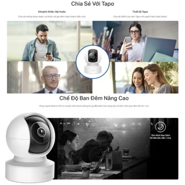 Camera Wifi Tapo C222 4M Trong Nhà Xoay 360 Độ Thông Minh Giảm 124k còn 428000đ 5 Camera Wifi Tapo C222 4M Trong Nhà Xoay 360 Độ Thông Minh Giảm 124k còn 428000đ 5