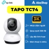 Camera Wifi Tapo TC74 5M Xoay 360 AI Thông Minh TP-Link Không Cổng LAN 648k
