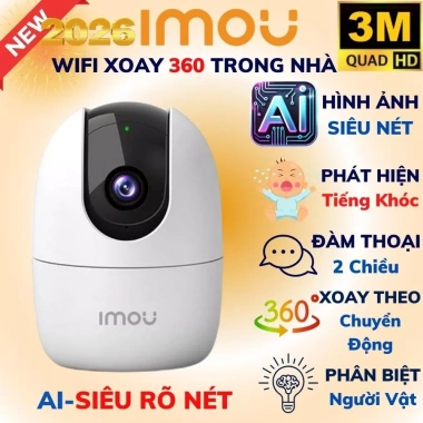 Camera WIFI Trong Nhà IMOU REX 2D 3D A46LP A26LP 2M 4M 1.080P 2K RANGER PRO DAHUA Chính Hãng 24TH 12 Camera WIFI Trong Nhà IMOU REX 2D 3D A46LP A26LP 2M 4M 1.080P 2K RANGER PRO DAHUA Chính Hãng 24TH 12