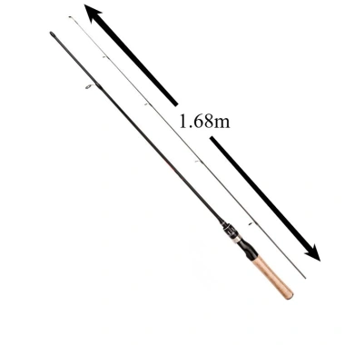 Cần Câu Cá Carbon Cao Cấp Siêu Nhẹ, Tay Cầm Gỗ, Đa Dạng Chiều Dài, Giá Rẻ 119k 12
