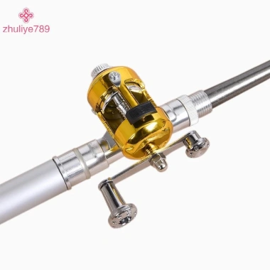 Cần Câu Cá Mini Đầu Thép 1-1.6m Gọn Nhẹ Câu Cá Trên Băng Giá Tốt 9
