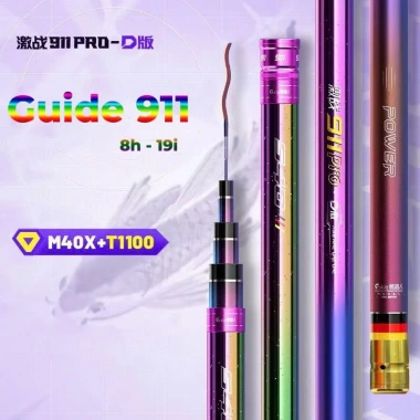 Cần Câu Đài Guide 911 PRO Full Titan 5H-8H - Siêu Bền, Tặng Ngọn Phụ, Giá 150.000₫ Cần Câu Đài Guide 911 PRO Full Titan 5H-8H - Siêu Bền, Tặng Ngọn Phụ, Giá 150.000₫