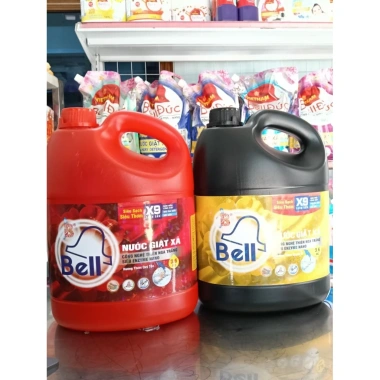 Can nước giặt Xả Bell X9 3L - Công thức mạnh, tẩy vết bẩn, hương thơm nhẹ - Giá 128,000₫