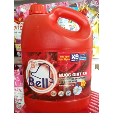 Can nước giặt Xả Bell X9 3L - Công thức mạnh, tẩy vết bẩn, hương thơm nhẹ - Giá 128,000₫