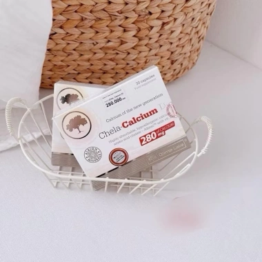Canxi hữu cơ Chela Calcium D3 280mg cho mẹ bầu sau sinh - Chính hãng, giá 450k 4 Canxi hữu cơ Chela Calcium D3 280mg cho mẹ bầu sau sinh - Chính hãng, giá 450k 4