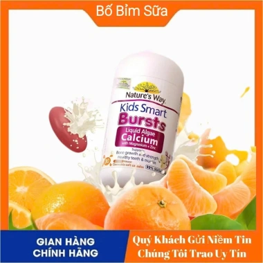 Canxi Hữu Cơ Tảo Biển Nature's Way Kids 30 Lọ - Tăng Xương Răng Trẻ