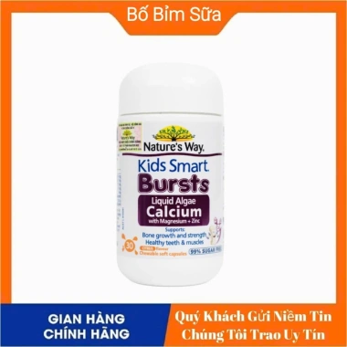 Canxi Hữu Cơ Tảo Biển Nature's Way Kids 30 Lọ - Tăng Xương Răng Trẻ 3 Canxi Hữu Cơ Tảo Biển Nature's Way Kids 30 Lọ - Tăng Xương Răng Trẻ 3