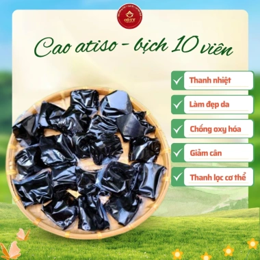 Cao ATISO 10 viên cô đặc nguyên liệu, nước sâm thanh mát ngọt ngon, chỉ 44.000₫ 3 Cao ATISO 10 viên cô đặc nguyên liệu, nước sâm thanh mát ngọt ngon, chỉ 44.000₫ 3