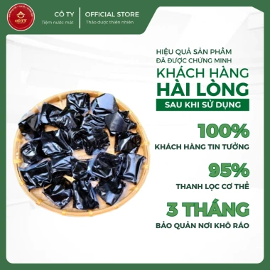 Cao ATISO 10 viên cô đặc nguyên liệu, nước sâm thanh mát ngọt ngon, chỉ 44.000₫
