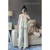 Cao Cấp Bộ Ngủ Thô Mềm Hai Dây Hoa Nhí Viền Ren Khuy Tiểu Thư QC Loại 1 Giá Ưu Đãi 395k 4