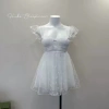 Cao cấp Váy Ngủ Voan Mềm Nơ Nhí Chấm Bi và Ren Lụa, Viền Ngực Dây Cánh Tiên Xoè Tầng - Hube Sleepwear 539k 7