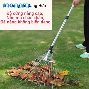 Cào Lá Tiện Lợi Gập Lại - Thu Vào Dễ Dàng, Cào Lá Có Thể Gập Lại, Giá 105.000₫