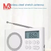Cặp 62,5cm 4 Phần Kính Thiên Văn Thép Không Gỉ AM FM Radio Đa Năng - Sang Trọng, Giá 66k 3