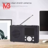 Cặp 62,5cm 4 Phần Kính Thiên Văn Thép Không Gỉ AM FM Radio Đa Năng - Sang Trọng, Giá 66k 4