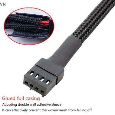 Cáp chia quạt 4 Pin Mingxuan2 - Chuyển đổi 1-4 cho CPU PC, mở rộng nguồn, giá 38.940 VND