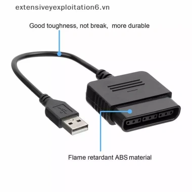 Cáp chuyển PS2 sang PS3 USB cho PC, dùng cho bộ điều khiển PlayStation, giá chỉ 79.970₫ 3