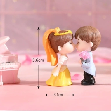 Cặp Đôi Mini Phong Cảnh Micro Thu Nhỏ - Bức Tượng Nhà Búp Bê Sân Vườn, Giá 31.963 VND