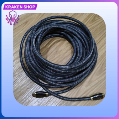 Cáp HDMI 2.0 4K 60fps 15m MEKI chính hãng, đầu mạ vàng, giá 300.000đ (hàng 2nd)