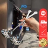 Cặp muôi trơn muỗng thủng múc lẩu inox 18/10 cán dài, chống nóng, tay cầm dập vân - Giá chỉ 155.000đ