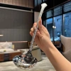 Cặp muôi trơn muỗng thủng múc lẩu inox 18/10 cán dài, chống nóng, tay cầm dập vân - Giá chỉ 155.000đ 6