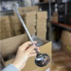 Cặp muôi trơn muỗng thủng múc lẩu inox 18/10 cán dài, chống nóng, tay cầm dập vân - Giá chỉ 155.000đ 8