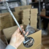 Cặp muôi trơn muỗng thủng múc lẩu inox 18/10 cán dài, chống nóng, tay cầm dập vân - Giá chỉ 155.000đ 9